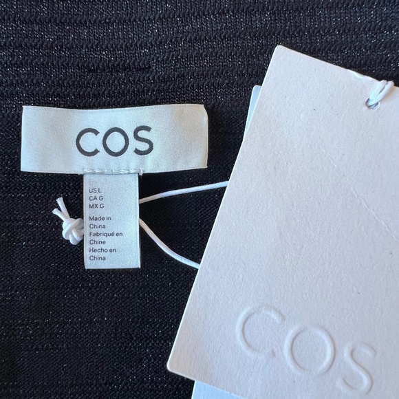 NWT- COS Sparkly Textured Bandeau Top - Picture 10 of 16